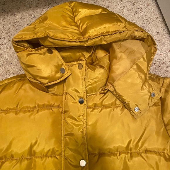 Mustard Puffer Jacket - Picture 2 of 4